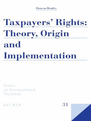 cover image of Taxpayers' Rights